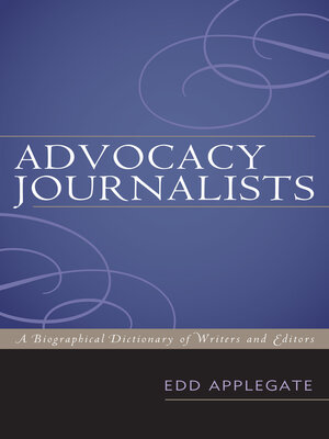 cover image of Advocacy Journalists